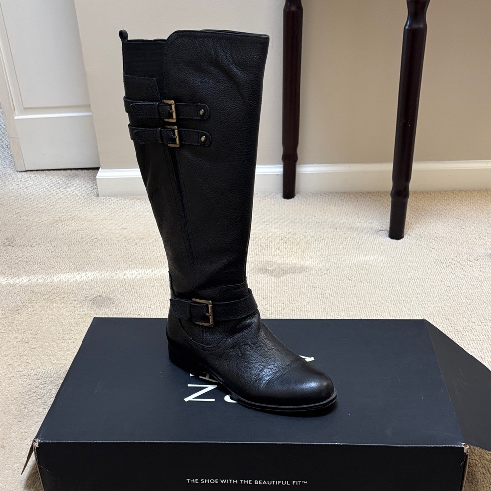 Naturalizer Black Over the Knee Boots